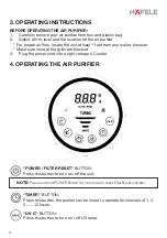 Preview for 4 page of Häfele HSP-8116U Instruction Manual