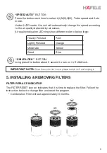 Preview for 5 page of Häfele HSP-8116U Instruction Manual