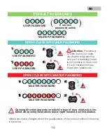 Preview for 19 page of Häfele miniLock Operating Manual