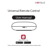 Häfele Universal Remote Control User Manual preview