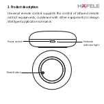 Preview for 3 page of Häfele Universal Remote Control User Manual