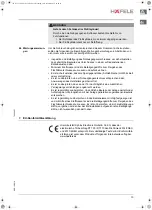 Preview for 13 page of Hafele DT 700 Installation And Maintenance Instructions Manual