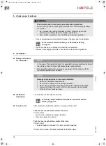 Preview for 10 page of Hafele DT 750 Installation And Maintenance Instructions Manual