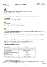 Preview for 2 page of Hafele SOUNDSYSTEM 420R Manual