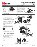 Preview for 2 page of hager 3700 Series Installation Instructions Manual