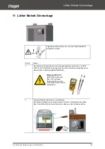 Preview for 23 page of hager FB LE Series Installation And Operation Instructions Manual