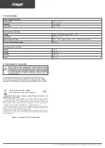 Preview for 4 page of hager XEV427 Mounting Instructions