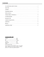 Preview for 2 page of Hague HFAIR-1054 Owner'S Manual And Installation Manual