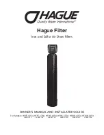 Hague HFFE-1054 Owner'S Manual And Installation Manual preview