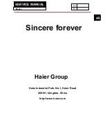 Preview for 46 page of Haier A2FE635CFJRU Service Manual