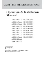 Haier AB122ACEAA Operation Manual preview