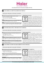 Preview for 2 page of Haier AS072XVERA Operation Manual