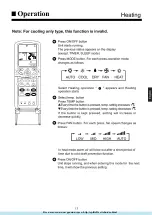 Preview for 20 page of Haier AS072XVERA Operation Manual