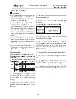 Preview for 27 page of Haier AS072XVERA Service Manual