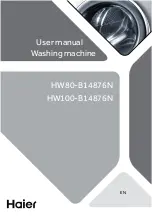 Preview for 1 page of Haier B14876N User Manual