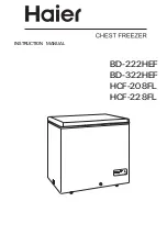 Preview for 1 page of Haier BD-222HEF Instruction Manual