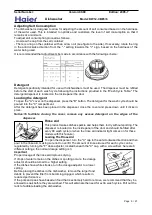 Preview for 9 page of Haier DW12-CBE5 Service Manual