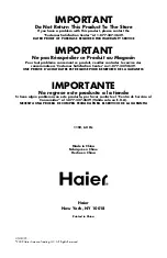 Preview for 52 page of Haier ESRN025 User Manual