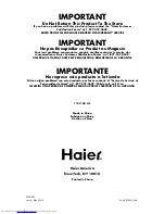 Preview for 32 page of Haier ESRN046BB User Manual