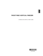 Haier FROST FREE VERTICAL FREEZER Installation Instructions And User Manual preview