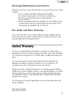 Preview for 5 page of Haier FTM140GG - 10-03 User Manual