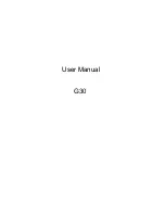 Preview for 1 page of Haier G30 User Manual