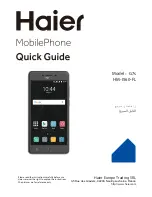 Haier G7s Quick Manual preview