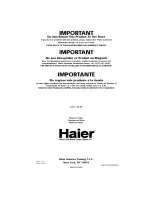 Preview for 69 page of Haier GDZ22-1 User Manual