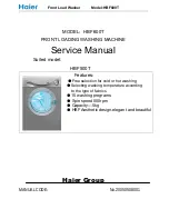 Haier HBF600T Service Manual preview