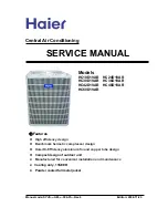 Preview for 1 page of Haier HC18D1VAR Service Manual