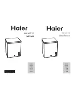 Haier HCF150 Manual preview