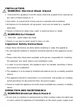 Preview for 2 page of Haier HCI604TG3 Instruction Manual