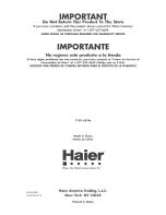 Preview for 31 page of Haier HCM050EB User Manual