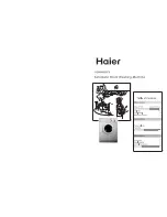 Preview for 1 page of Haier HDWM800TX User Manual