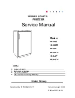 Preview for 1 page of Haier HF-180T Service Manual