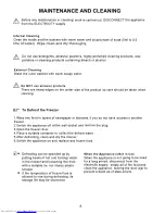 Preview for 9 page of Haier HFZ-85 User Instructions