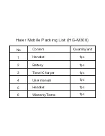 Preview for 39 page of Haier HG-M300 User Manual