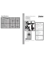 Haier HG1400TXVE Service Manual preview