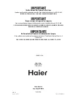 Preview for 60 page of Haier HLP23E - Electronic Touch Pulsator Ing Portable Washing... User Manual