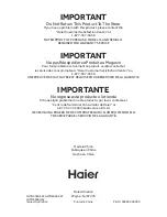 Preview for 108 page of Haier HLTD600ACW User Manual