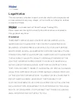 Preview for 42 page of Haier HM-G552-FL User Manual