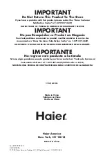 Preview for 48 page of Haier HMCM106EA User Manual