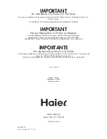 Preview for 44 page of Haier HNCMW035 User Manual