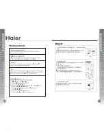 Preview for 7 page of Haier HNS1000TVE Operation Manual