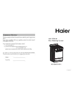 Haier HOR54S5CW1 User Manual preview