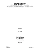 Preview for 12 page of Haier HPIM35W User Manual