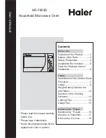 Haier HR-7803D User Manual preview