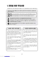 Preview for 4 page of Haier HRF51SDA (Korean) User Manual