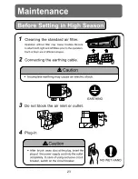 Preview for 25 page of Haier HSU-16HB03 Operation Manual