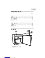 Preview for 4 page of Haier HUM013EA - 1.3 cu. Ft. Capacity Upright Freezer User Manual